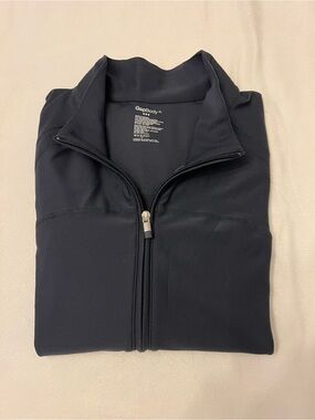 GAP Gray Full-Zip Athletic Jacket